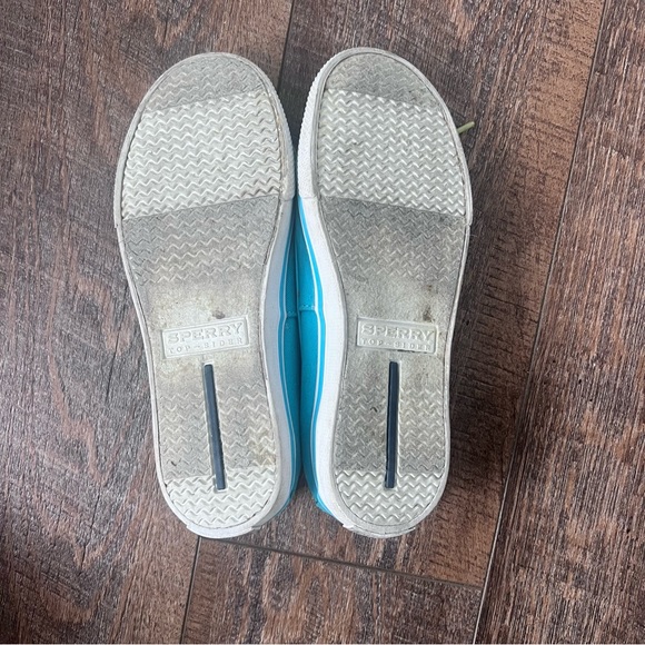 Teal Sperry boat shoes - Picture 3 of 5